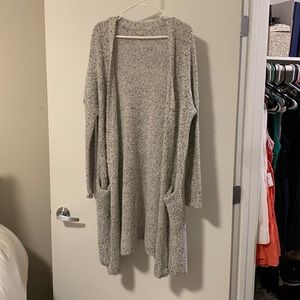 Hinge purple and gray cardigan